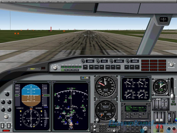 Giao diện game X-Plane Demo
