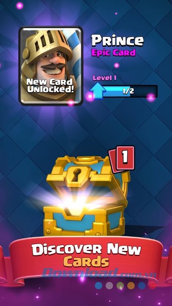 Nâng cấp thẻ bài trong game Clash Royale