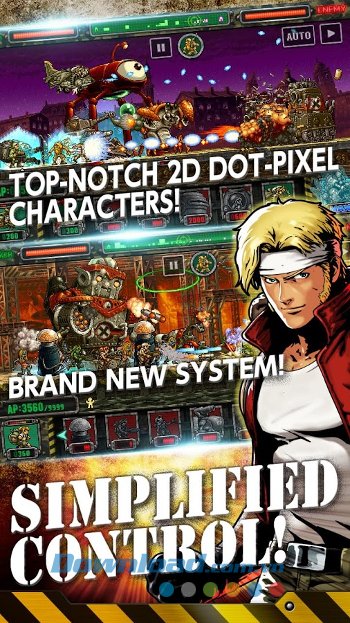 Metal Slug Attack sở hữu thao tác điều khiển đơn giản 