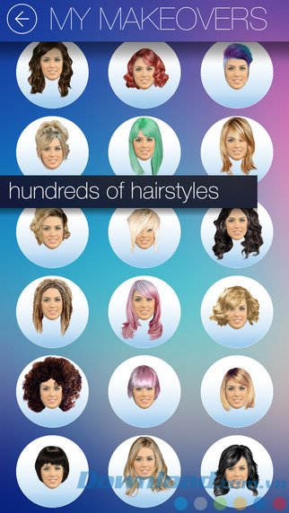 Bộ sưu tập tóc phong phú