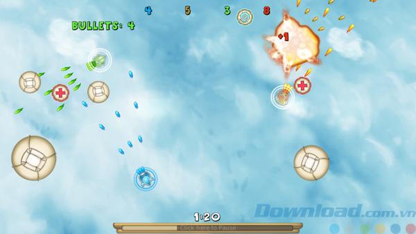 Giao diện game SPiN WARS