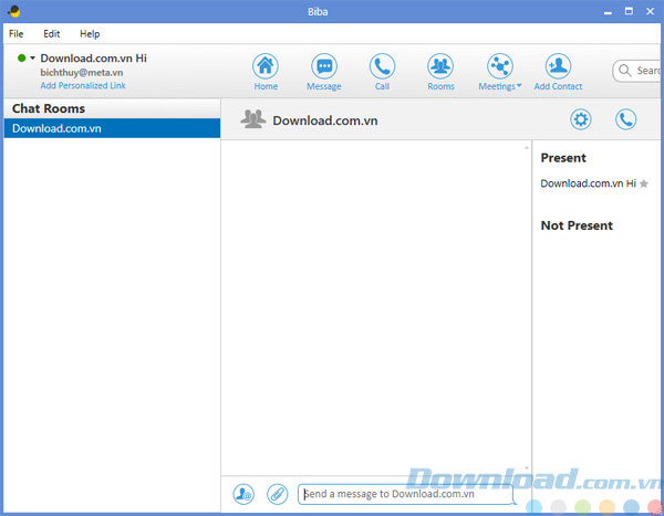 Phòng chat của Biba