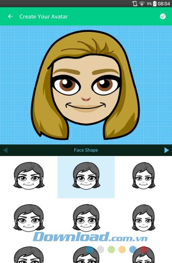 Sáng tạo Avatar cảm xúc với Bitmoji