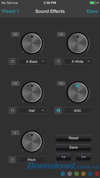 Hiệu ứng âm thanh cải tiến