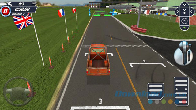 Giao diện game Top Gear: Extreme Parking