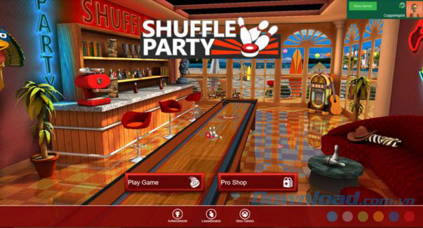 Game thể thao thú vị Shuffle Party cho Windows 8 