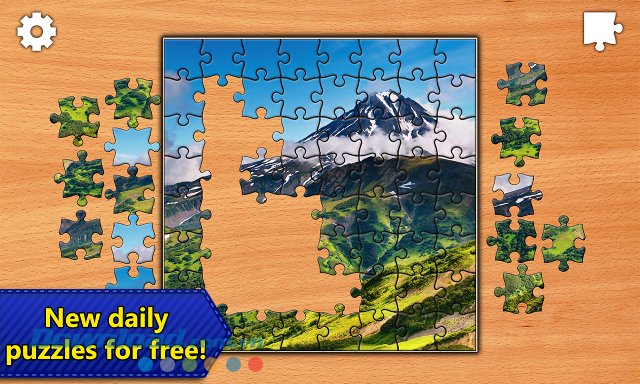 Giao diện màn chơi game Jigsaw Puzzles Epic