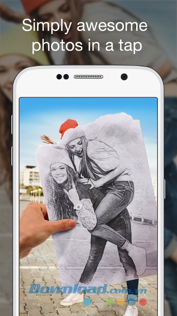 Thao tác sửa ảnh đơn giản với Photo Lab Picture Editor FX