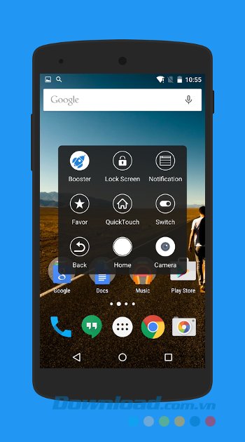 Tạo nút Home ảo với QuickTouch