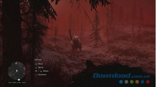 Các nút kiểm soát khi chơi game