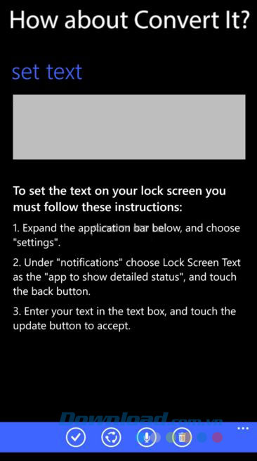 Hướng dẫn dùng Lock Screen Text với 3 bước