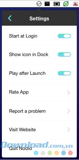 Lựa chọn cài đặt