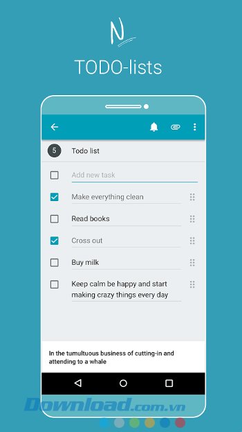 Lập danh sách công việc với Nimbus Note