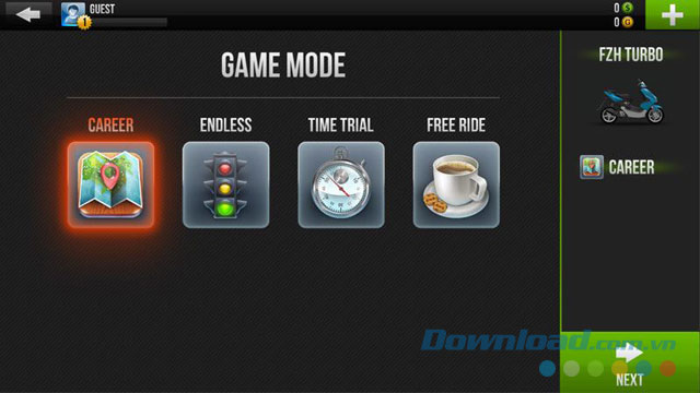 Các chế độ chơi trong game