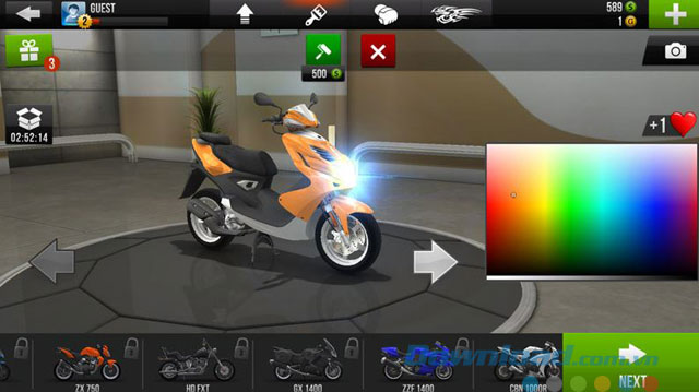 Khả năng độ xe trong game