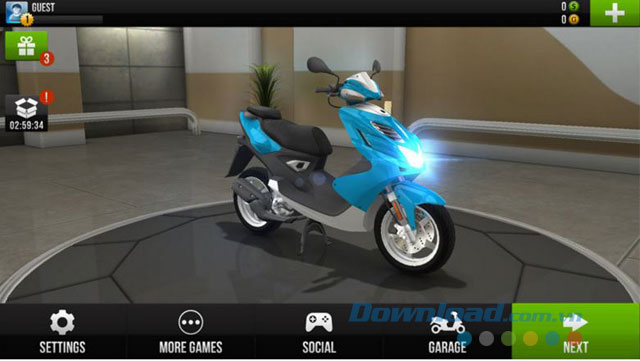 Màn hình chính của game