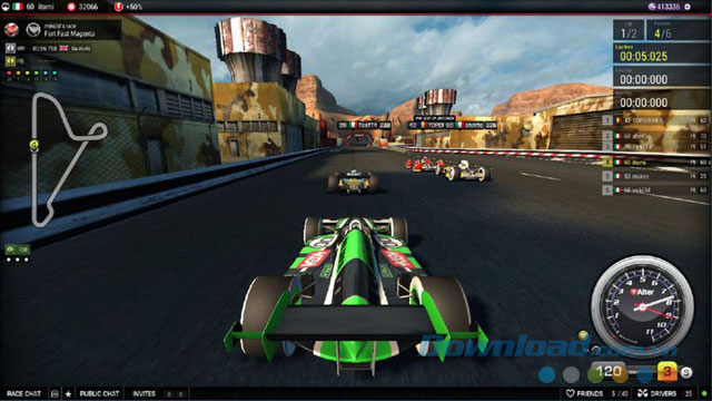 Nhiều địa hình đẹp mắt trong game