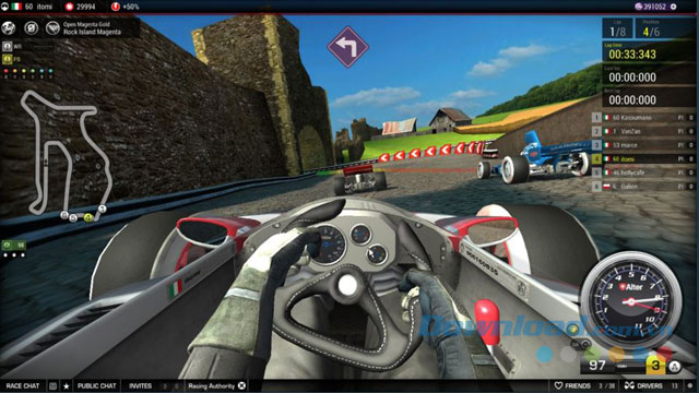 Giao diện game Victory: The Age of Racing