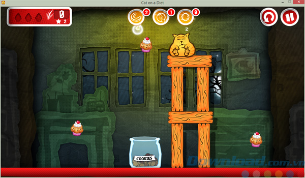 Phòng khách trong Cat on a Diet