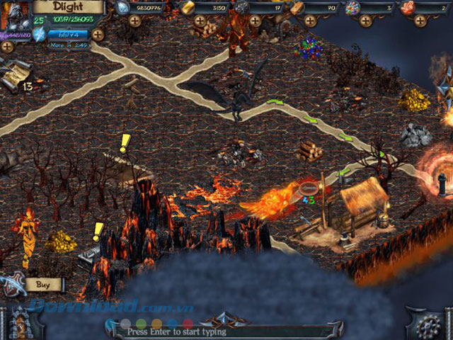 Giao diện game Elemental Heroes