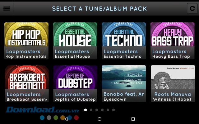 Ninja Jamm gồm nhiều bản phối mẫu khác nhau