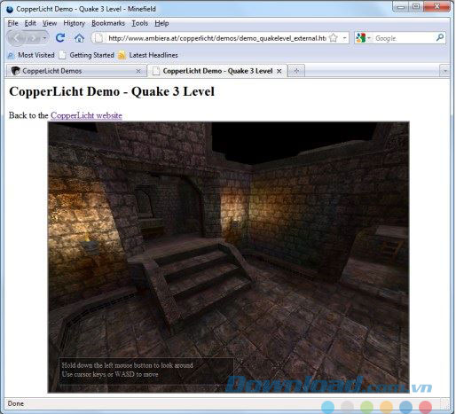 Test game bằng CopperLicht trên trình duyệt Test game bằng CopperLicht trên trình duyệt