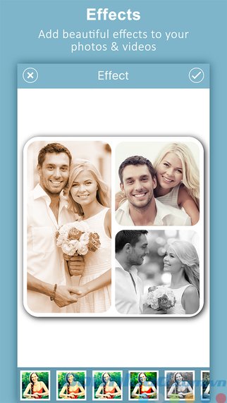 Áp dụng hiệu ứng một chạm