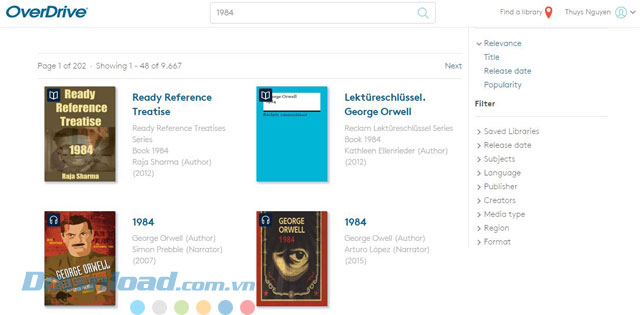 Tìm kiếm sách muốn đọc