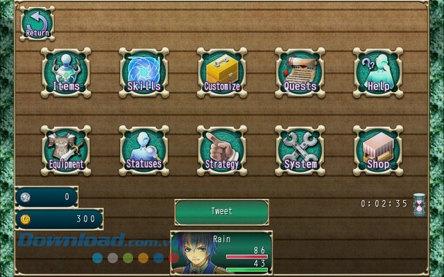 Các tính năng trong game Glorious Savior