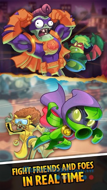 Lối chơi trong thời gian thực của Plants vs. Zombies Heroes