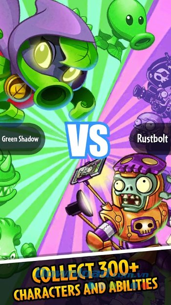 Thu thập nhân vật trong game Plant and Zombie Heroes