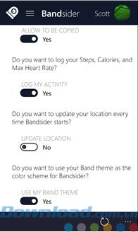 Các lựa chọn cài đặt Các lựa chọn cài đặt