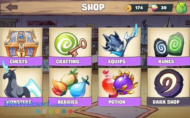 Cửa hàng game Mino Monsters 2: Evolution
