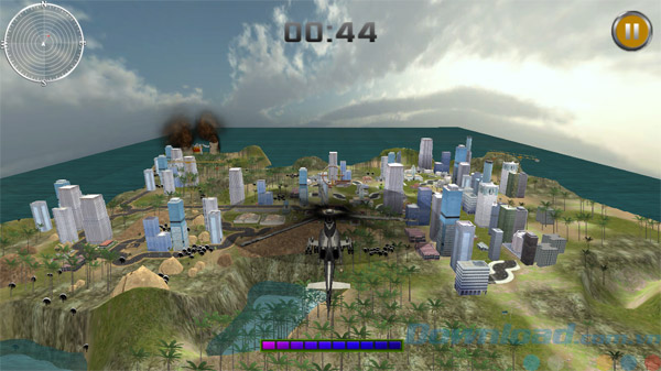 Giao diện game Air Strike Gunship Helicopter 3D Giao diện game Air Strike Gunship Helicopter 3D