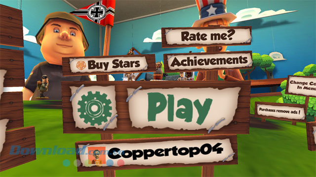 Menu chính của game