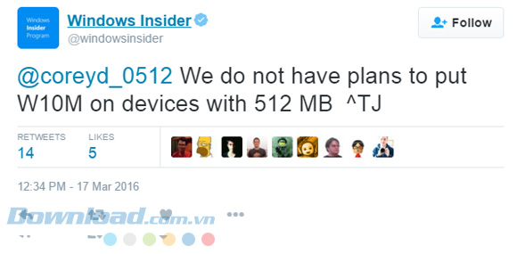 Windows Insider trả lời người dùng Windows Insider trả lời người dùng