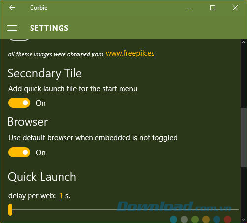 Tích hợp với Windows 10