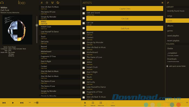 Tìm kiếm bài hát dễ dàng Tìm kiếm bài hát dễ dàng
