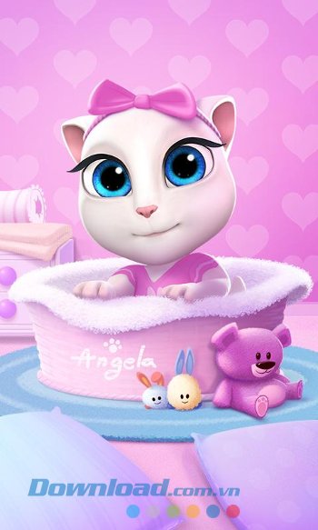 My Talking Angela cho Android - game nuôi mèo ảo siêu vui