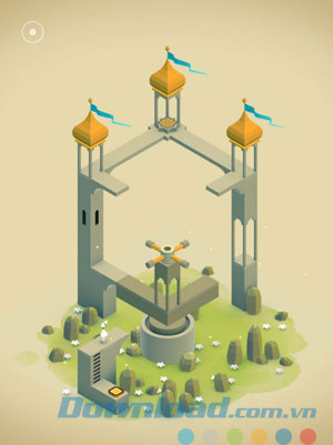 Xoay chuyển các nền tảng trong game để giải đố