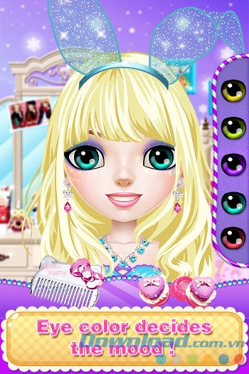 Princess Makrup Salon trang điểm mắt cho công chúa 