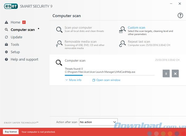 Giao diện của ESET Smart Security