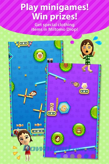 Chơi mini game trên Miitomo