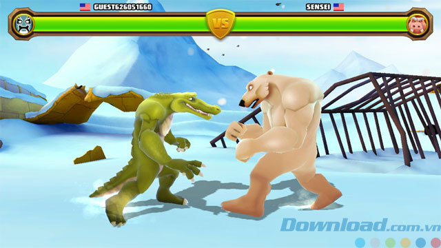 Hình ảnh trận chiến trong game