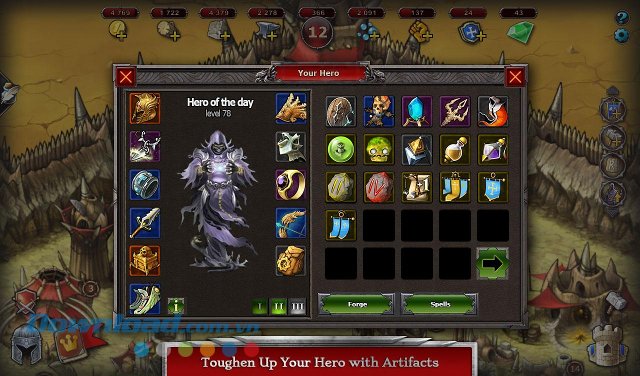 Khai phá sức mạnh của đồ tạo tác trong game Emporea: Realms of War & Magic