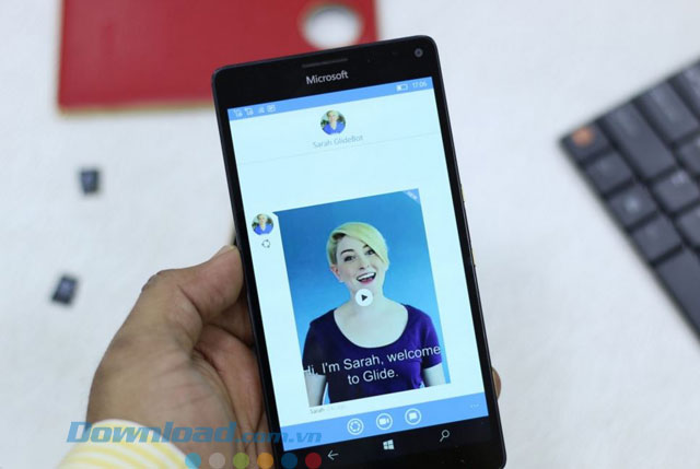 Ứng dụng gửi tin nhắn video miễn phí Glide cho Windows Phone