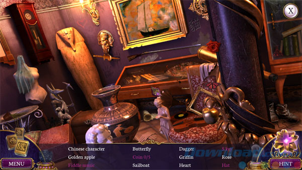 Một cảnh tìm đồ vật ẩn