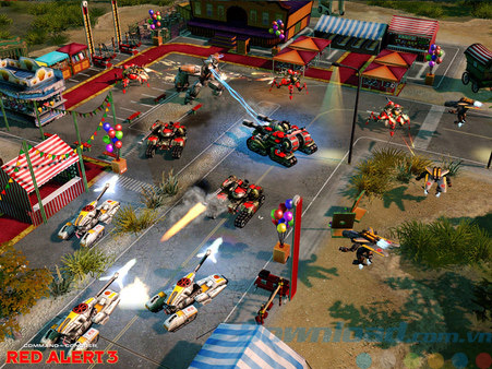 Chiến tranh trên mặt đất trong game Command & Conquer: Red Alert 3