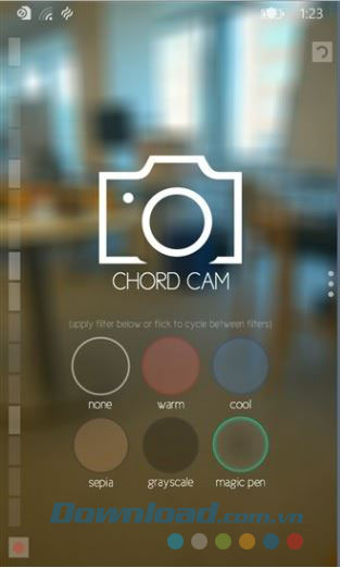 Lấy nhạc từ môi trường xung quanh với Chord Cam