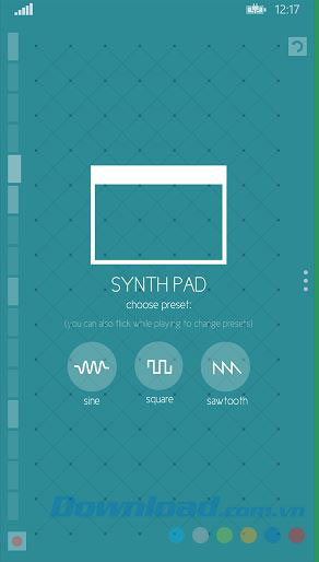 Sử dụng bộ tổng hợp âm Synth Pad